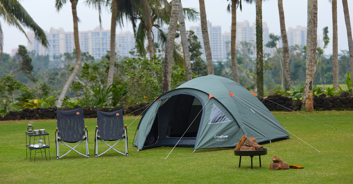 Amazon.co.jp: KingCamp ドームテント ツーリングドーム 3-4人用